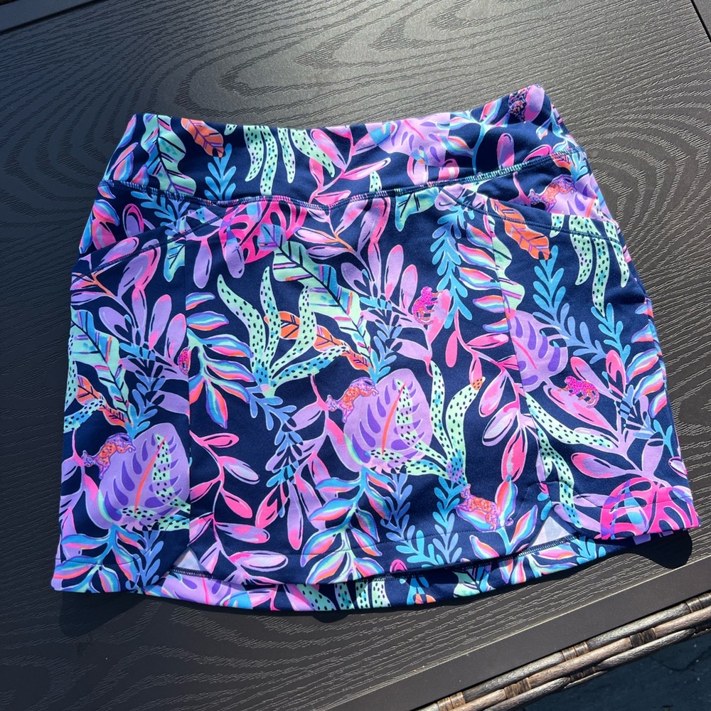 Lilly Pulitzer Sabbia Skort in Oyster Bay Navy You’ve Been Spotted. Medium NWT